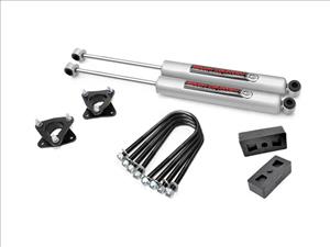 2.5 Inch Suspension Lift Kit w/N3 Lifted Struts 06-08 RAM 1500 4WD Rough Country
