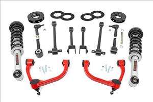 3 Inch Lift Kit UCA Red Ford Expedition 4WD (2018-2024) Rough Country