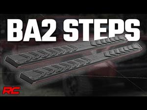 BA2 Running Boards Side Step Bars Toyota Tundra 2WD/4WD (22-23) Rough Country