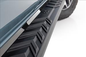 BA2 Running Boards Side Step Bars 4-Door Ford Bronco 4WD (2021-2025) Rough Country