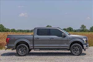 BA2 Running Board Side Step Bars Ford F-150/F-250/F-350 2WD/4WD (15-26) Rough Country