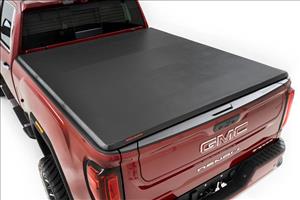 Soft Tri-Fold Bed Cover 6 Foot 9 Inch Bed Silverado/Sierra 2500HD/3500HD (20-26) Rough Country
