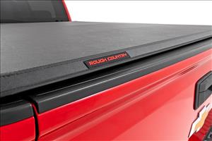 Soft Tri-Fold Bed Cover 5 Foot 9 Inch Bed Silverado/Sierra 1500 (14-18 & Classic) Rough Country
