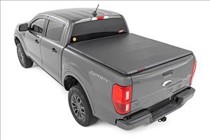 Soft Tri-Fold Bed Cover 5 Foot Bed Ford Ranger 2WD/4WD (2019-2023) Rough Country