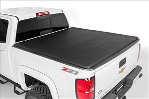 Soft Tri-Fold Bed Cover 6 Foot 7 Inch Bed Silverado/Sierra 1500 (00-06 & Classic) Rough Country