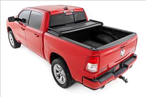 Soft Tri-Fold Bed Cover 6 Foot 4 Inch Bed Ram 1500 (19-26)/1500 TRX (21-24) Rough Country