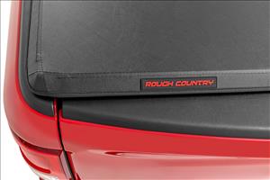 Soft Tri-Fold Bed Cover 5 Foot 7 Inch Bed Ford F-150 (15-20)/Raptor (17-20) Rough Country