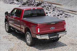 Soft Tri-Fold Bed Cover 6 Foot 10 Inch Bed Ford F-250/F-350 Super Duty (17-26) Rough Country