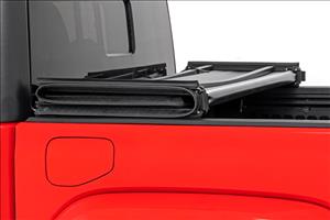 Soft Tri-Fold Bed Cover 5 Foot Bed Jeep Gladiator JT 4WD (2020-2025) Rough Country