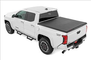 Soft Tri-Fold Bed Cover 5 Foot Bed Dbl Cab Toyota Tacoma 2WD/4WD (24-26) Rough Country