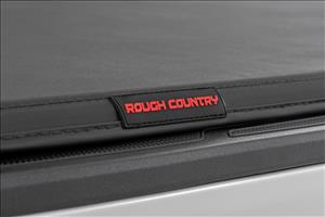 Soft Tri-Fold Bed Cover 5 Foot Bed Dbl Cab Toyota Tacoma 2WD/4WD (24-26) Rough Country