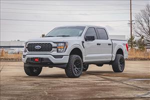 4 inch Lift Kit Forged UCA M1/M1 No Cut Ford F-150 4WD (2021-2026) Rough Country