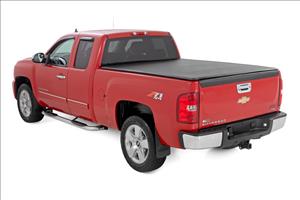 Soft Roll Up Bed Cover 6 Foot 7 Inch Bed Silverado/Sierra 1500/2500HD/3500HD (07-14) Rough Country