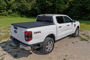 Soft Roll Up Bed Cover 5 Foot Bed Ford Ranger 2WD/4WD (2024-2026) Rough Country
