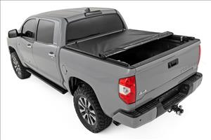 Soft Roll Up Bed Cover 5 Foot 7 Inch Bed Toyota Tundra 2WD/4WD (2007-2021) Rough Country