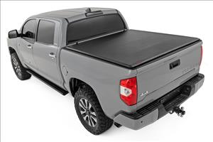 Soft Roll Up Bed Cover 5 Foot 7 Inch Bed Toyota Tundra 2WD/4WD (2007-2021) Rough Country