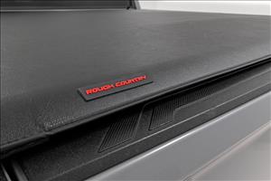 Soft Roll Up Bed Cover 5 Foot 7 Inch Bed Toyota Tundra 2WD/4WD (2007-2021) Rough Country