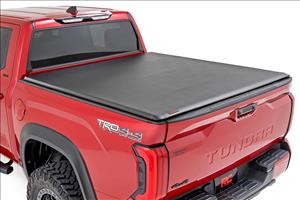 Soft Roll Up Bed Cover 6 Foot 7 Inch Bed Toyota Tundra 2WD/4WD (2022-2026) Rough Country