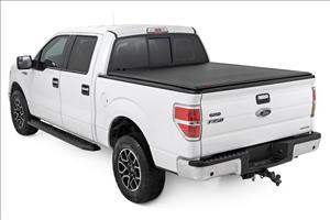 Soft Roll Up Bed Cover 5 Foot 7 Inch Bed Ford F-150 2WD/4WD (2004-2014) Rough Country