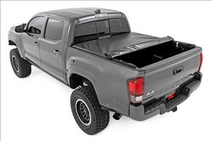 Soft Roll Up Bed Cover 5 Foot Bed Toyota Tacoma 2WD/4WD (2016-2023) Rough Country