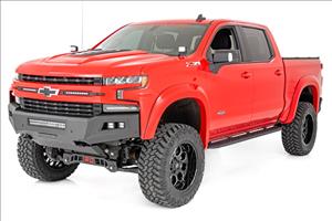 RPT2 Running Boards Crew Cab Black Silverado/Sierra 1500/2500HD/3500HD (19-26) Rough Country
