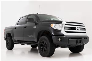 RPT2 Running Board Crew Cab Black Toyota Tundra 2WD/4WD (2007-2021) Rough Country