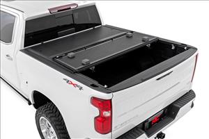 Hard Low Profile Bed Cover 5 Foot 9 Inch Bed Rail Caps Silverado/Sierra 1500/2500HD/3500HD (14-19 & Classic) Rough Country