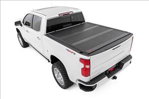 Hard Low Profile Bed Cover 5 Foot 9 Inch Bed Rail Caps Silverado/Sierra 1500/2500HD/3500HD (14-19 & Classic) Rough Country