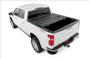 Hard Low Profile Bed Cover 5 Foot 9 Inch Bed Rail Caps Silverado/Sierra 1500/2500HD/3500HD (14-19 & Classic) Rough Country