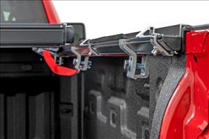 Hard Low Profile Bed Cover 6 Foot 9 Inch Bed Rail Caps Silverado/Sierra 2500HD/3500HD (20-26) Rough Country