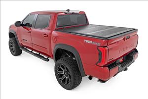 Hard Low Profile Bed Cover 5 Foot 7 Inch Bed Cargo Mgmt Toyota Tundra (22-26) Rough Country