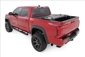 Hard Low Profile Bed Cover 5 Foot 7 Inch Bed Cargo Mgmt Toyota Tundra (22-26) Rough Country
