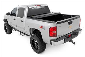 Hard Tri-Fold Flip Up Bed Cover 5 Foot 9 Inch Bed Silverado/Sierra 1500 (07-13) Rough Country