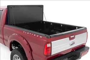 Hard Tri-Fold Flip Up Bed Cover 6 Foot 10 Inch Bed Ford F-250/F-350 Super Duty (99-16) Rough Country