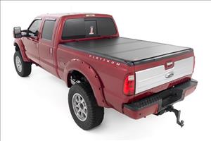 Hard Tri-Fold Flip Up Bed Cover 6 Foot 10 Inch Bed Ford F-250/F-350 Super Duty (99-16) Rough Country