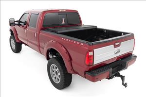 Hard Tri-Fold Flip Up Bed Cover 6 Foot 10 Inch Bed Ford F-250/F-350 Super Duty (99-16) Rough Country