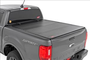 Hard Tri-Fold Flip Up Bed Cover 5 Foot Bed Ford Ranger 2WD/4WD (2019-2023) Rough Country