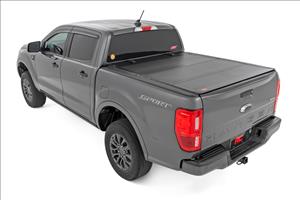 Hard Tri-Fold Flip Up Bed Cover 5 Foot Bed Ford Ranger 2WD/4WD (2019-2023) Rough Country