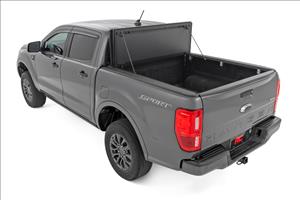 Hard Tri-Fold Flip Up Bed Cover 5 Foot Bed Ford Ranger 2WD/4WD (2019-2023) Rough Country
