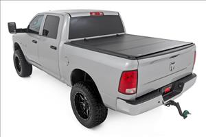 Hard Tri-Fold Flip Up Bed Cover 6 Foot 4 Inch Bed Ram 1500/2500/3500 (10-25 & Classic) Rough Country