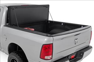 Hard Tri-Fold Flip Up Bed Cover 5 Foot 7 Inch Bed Ram 1500 2WD/4WD (2009-2018 & Classic) Rough Country