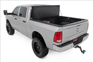 Hard Tri-Fold Flip Up Bed Cover 5 Foot 7 Inch Bed Ram 1500 2WD/4WD (2009-2018 & Classic) Rough Country