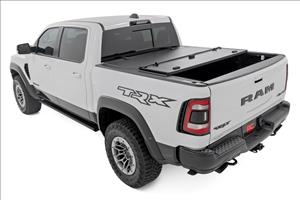 Hard Tri-Fold Flip Up Bed Cover 6 Foot 4 Inch Ram 1500 (19-26)/1500 TRX (21-24) Rough Country