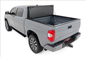 Hard Tri-Fold Flip Up Bed Cover 5 Foot 7 Inch Bed Toyota Tundra 2WD/4WD (07-21) Rough Country