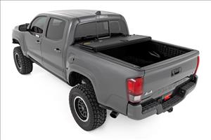 Hard Tri-Fold Flip Up Bed Cover 5 Foot Bed Toyota Tacoma 2WD/4WD (2005-2015) Rough Country