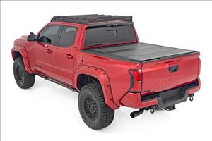 Hard Tri-Fold Flip Up Bed Cover 5 Foot Bed Toyota Tacoma 2WD/4WD (2024-2026) Rough Country