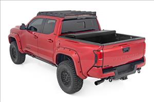 Hard Tri-Fold Flip Up Bed Cover 5 Foot Bed Toyota Tacoma 2WD/4WD (2024-2026) Rough Country
