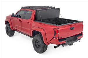 Hard Tri-Fold Flip Up Bed Cover 5 Foot Bed Toyota Tacoma 2WD/4WD (2024-2026) Rough Country