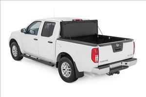 Hard Tri-Fold Flip Up Bed Cover 5 Foot Bed Nissan Frontier 2WD/4WD (05-21) Rough Country