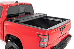 Hard Tri-Fold Flip Up Bed Cover 5 Foot Bed Nissan Frontier 2WD/4WD (22-26) Rough Country